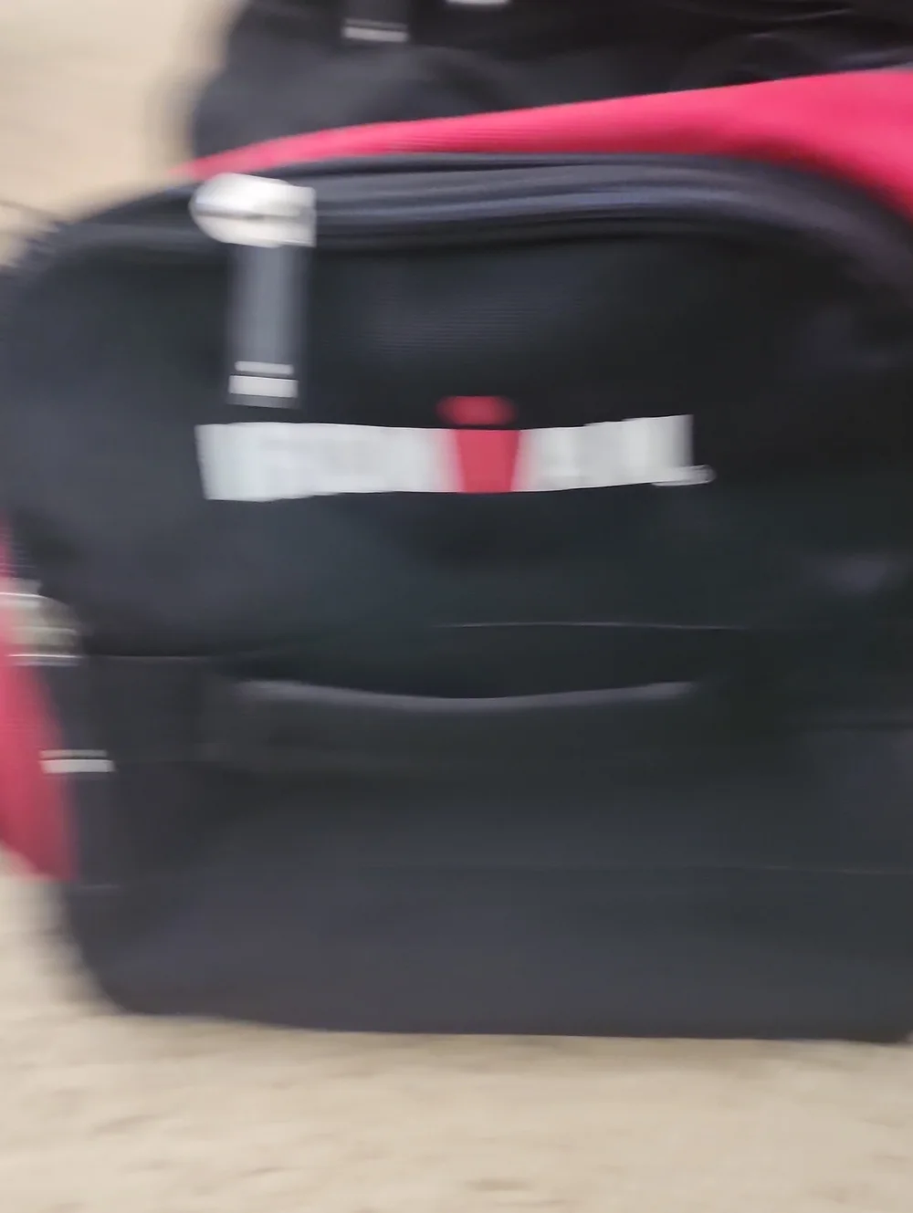 Ironman Red and Black  Duffel Bag with Multiple Pockets